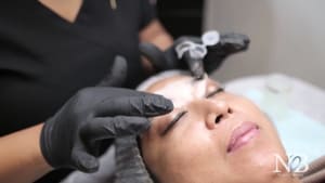 Eyebrow Tattoo result by NancyObeauty Studio in San Diego, CA