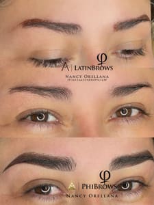 Eyebrow Tattoo result by NancyObeauty Studio in San Diego, CA