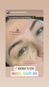 Eyebrow Tattoo result by Nanda Beauty & Spa in Round Rock, TX