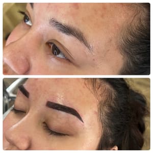 Eyebrow Tattoo result by Nanoblading Brows & PMU Magnetic Removal in Valley Village, CA