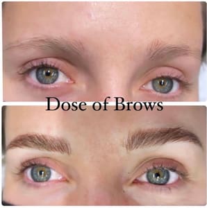 Eyebrow Tattoo result by Nanoblading Brows & PMU Magnetic Removal in Valley Village, CA