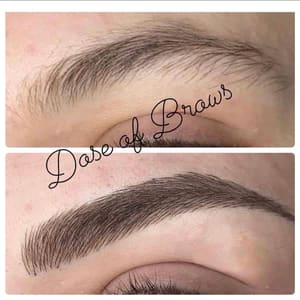 Eyebrow Tattoo result by Nanoblading Brows & PMU Magnetic Removal in Valley Village, CA