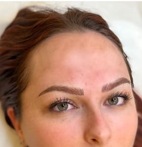Eyebrow Tattoo result by Nasri Aesthetics in Costa Mesa, CA