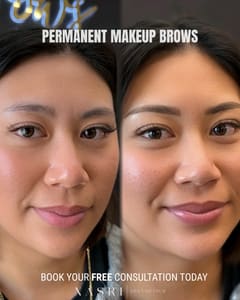 Eyebrow Tattoo result by Nasri Aesthetics in Costa Mesa, CA