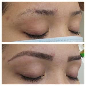 Eyebrow Tattoo result by Natalia Beauty Studio in Miami Beach, FL