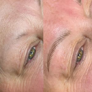 Eyebrow Tattoo result by Natalie Cruz Permanent Cosmetics Co. in Lancaster, PA
