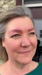 Eyebrow Tattoo result by Natalie Jean Esthetics, LLC in Oconomowoc, WI