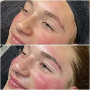 Eyebrow Tattoo result by Natalie Jean Esthetics, LLC in Oconomowoc, WI