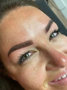 Eyebrow Tattoo result by Natalie Rose Cosmetic Tattoo in Los Alamitos, CA