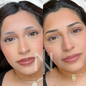 Eyebrow Tattoo result by Nataly Ink in Pantego, TX