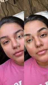 Eyebrow Tattoo result by Nataly Ink in Pantego, TX