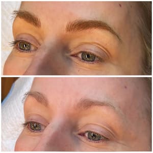Eyebrow Tattoo result by Native Face Studio in Burlington, NC