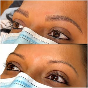 Eyebrow Tattoo result by Native Face Studio in Burlington, NC