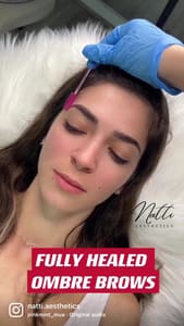 Eyebrow Tattoo result by Natti Aesthetics in Herndon, VA