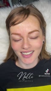 Eyebrow Tattoo result by Natti Aesthetics in Herndon, VA