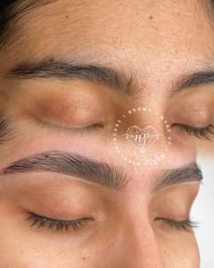 Eyebrow Tattoo result by Natty Peek Permanent Makeup & Spa in Dover, NJ