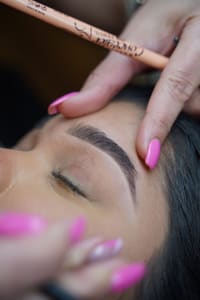 Eyebrow Tattoo result by Natty Peek Permanent Makeup & Spa in Dover, NJ