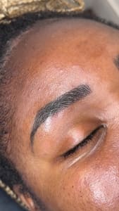 Eyebrow Tattoo result by Natural Arch Brow Studio in Kirkland, WA