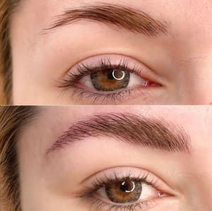 Eyebrow Tattoo result by Natural Beauty by Carla Lisboa in North Miami Beach, FL