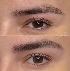 Eyebrow Tattoo result by Natural Beauty by Carla Lisboa in North Miami Beach, FL