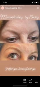 Eyebrow Tattoo result by Natural Beauty by Emmy in San Diego, CA