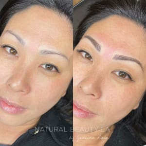 Eyebrow Tattoo result by Natural Beauty LA by Jessica Rose in Westlake Village, CA