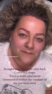 Eyebrow Tattoo result by Natural Brows and Beauty By Alex in West Melbourne, FL