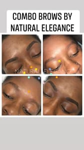 Eyebrow Tattoo result by Natural Elegance-Permanent Makeup and Advanced Aesthetics by Rebecca Hale llc. in Norman, OK