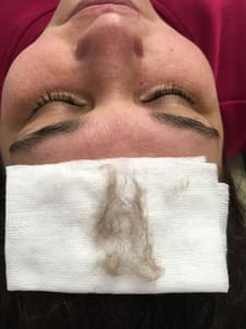 Eyebrow Tattoo result by Natural Elegance-Permanent Makeup and Advanced Aesthetics by Rebecca Hale llc. in Norman, OK