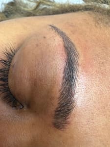 Eyebrow Tattoo result by Natural Eyebrow Microblading Expert in Ashburn, VA