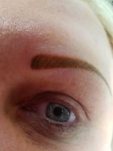 Eyebrow Tattoo result by Natural Illusions 3 locations Cumberland MD, Fairmont AND Weirton WV MAIN LOCATION FAIRMONT WV in Fairmont, WV