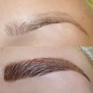 Eyebrow Tattoo result by Natural Look Permanent Cosmetics Jeanee Lusby in La Jolla, CA