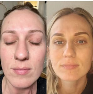 Eyebrow Tattoo result by Natural Radiance - Permanent Makeup and Aesthetics in Huntington Beach, CA