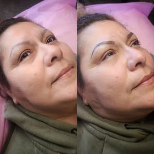 Eyebrow Tattoo result by Natural Radiance - Permanent Makeup and Aesthetics in Huntington Beach, CA