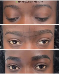 Eyebrow Tattoo result by Natural Skin Artistry in Wilmington, MA