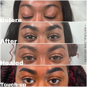 Eyebrow Tattoo result by Natural Skin Artistry in Wilmington, MA