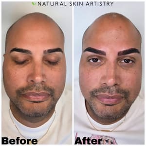 Eyebrow Tattoo result by Natural Skin Artistry in Wilmington, MA