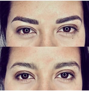Eyebrow Tattoo result by Naturell Studio in Huntersville, NC