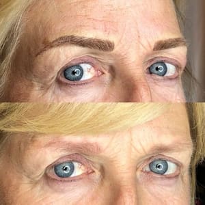 Eyebrow Tattoo result by Naturell Studio in Huntersville, NC
