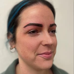 Eyebrow Tattoo result by Nava Browtique & Aesthetics in Oneida, NY