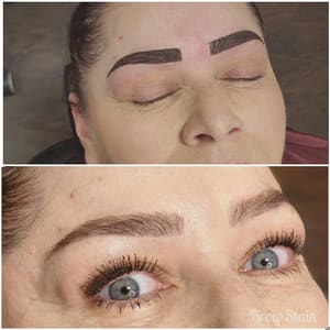 Eyebrow Tattoo result by Navoj Brows in Jurupa Valley, CA