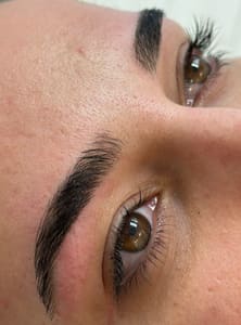 Eyebrow Tattoo result by Naz Brow Art /eyebrows threading/skincare, Facial / permanent makeup Microblading in Coral Springs, FL