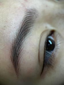 Eyebrow Tattoo result by Nbeauty Studio in Garden Grove, CA