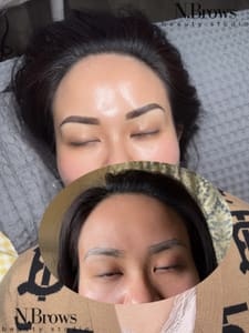 Eyebrow Tattoo result by Nbrows beauty studio in San Leandro, CA