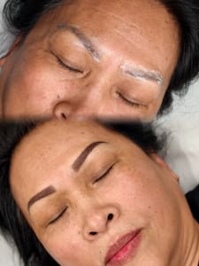 Eyebrow Tattoo result by Nbrows beauty studio in San Leandro, CA