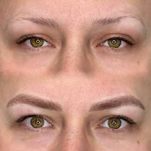 Eyebrow Tattoo result by NE Pigments Permanent Make-up in Charlotte, NC