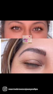 Eyebrow Tattoo result by Near Me Micropigmentation in Chula Vista, CA