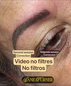 Eyebrow Tattoo result by Near Me Micropigmentation in Chula Vista, CA
