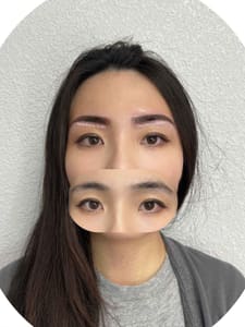 Eyebrow Tattoo result by Need Beauty Studio in La Puente, CA