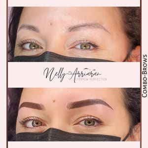 Eyebrow Tattoo result by Nelly Arriaran Eyebrow Perfection in San Diego, CA